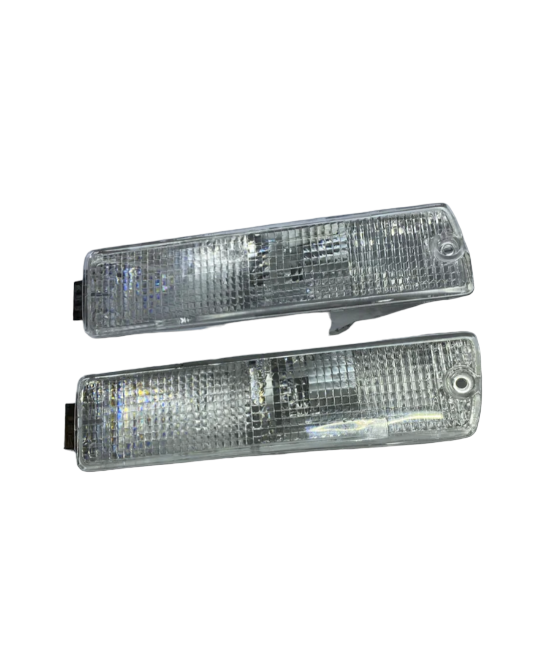 Big bumper turn signal set White