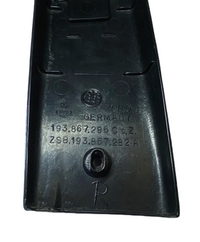 Funda de cinturón de seguridad del pilar B negra, lado derecho 