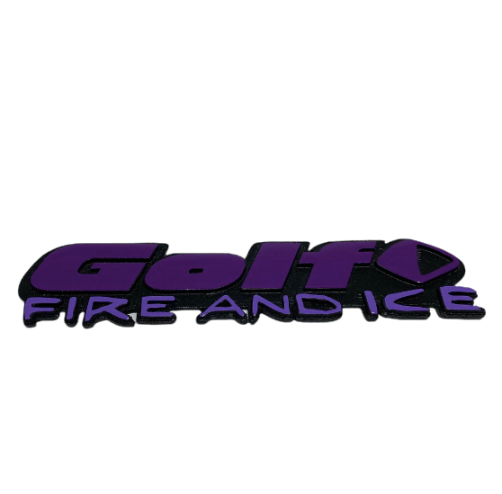 Custom Golf Fire and Ice rear logo (PRE-ORDER)