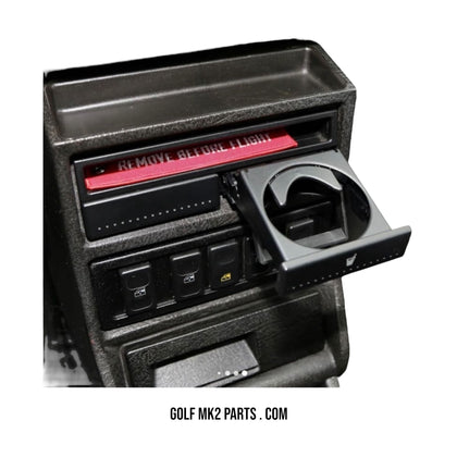Single din with two Cupholders, fit for votex console or radio