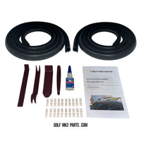 Kit de reemplazo de goma para canalones de techo de Golf y Jetta MK2 (191853705)