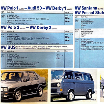 Folleto Zender Tuning Llantas / aleaciones (archivo PDF)
