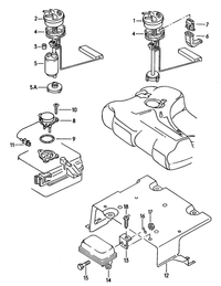 Fuel tank sending unit (051 BF)