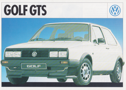 Folleto del Golf MK2 GTS (archivo PDF)