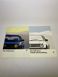 Folleto Golf Syncro