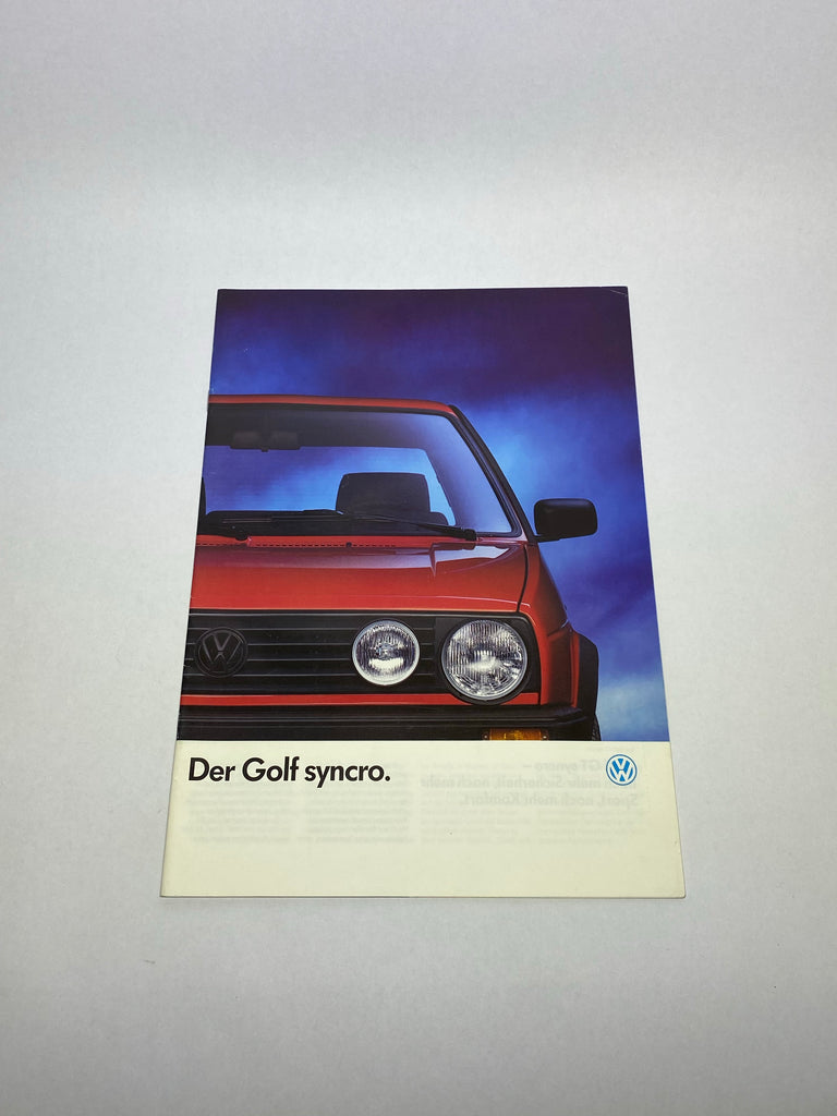 Folleto Golf Syncro