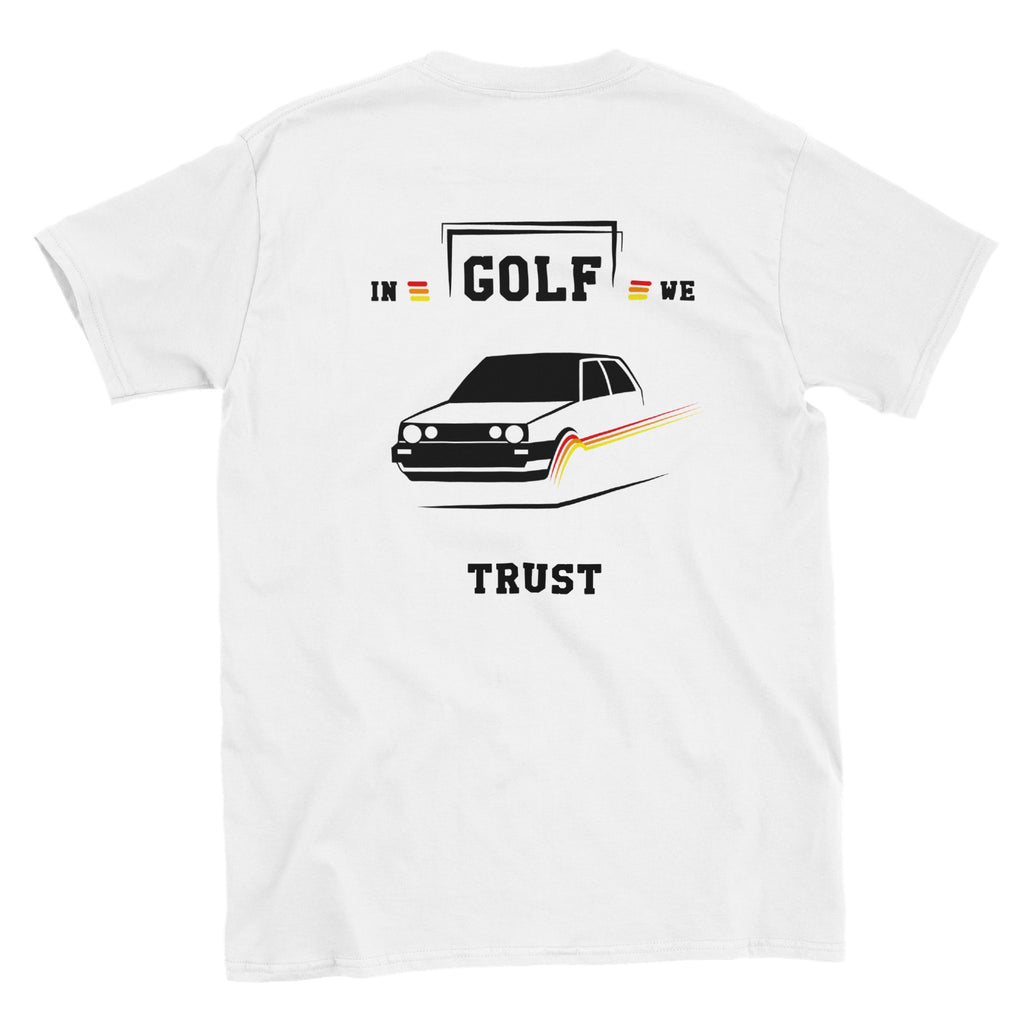 Camiseta unisex "En el golf confiamos" de MK2Movement 