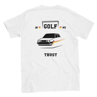 Camiseta unisex "En el golf confiamos" de MK2Movement 