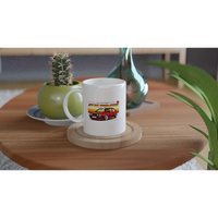 MK2Movement Kamei Taza de cerámica blanca de 11 oz